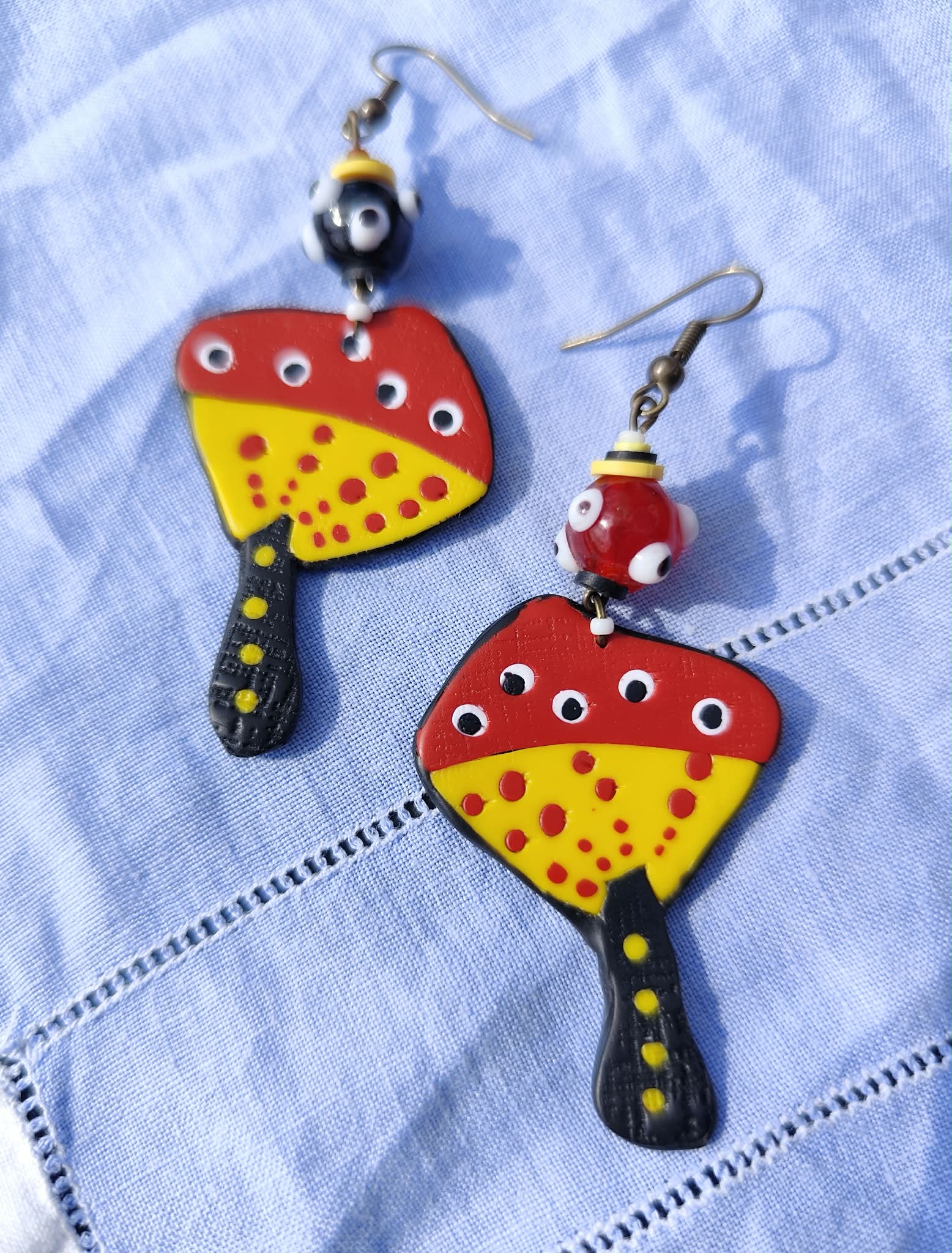 Boucles d'oreilles Champignon