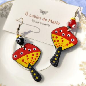 Boucles d'oreilles Champignon