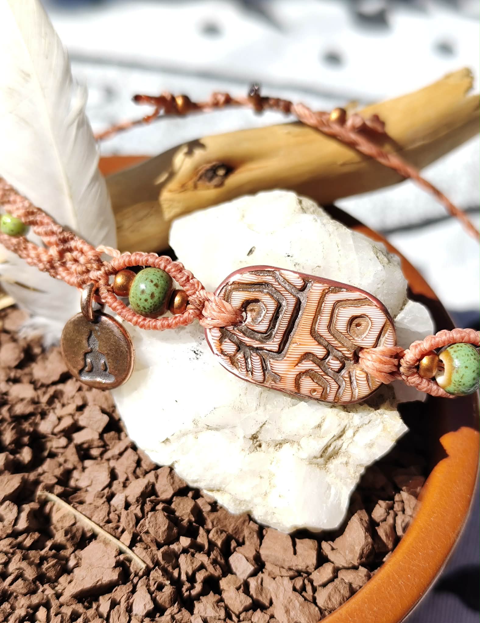 braceletyogiterrerouge6